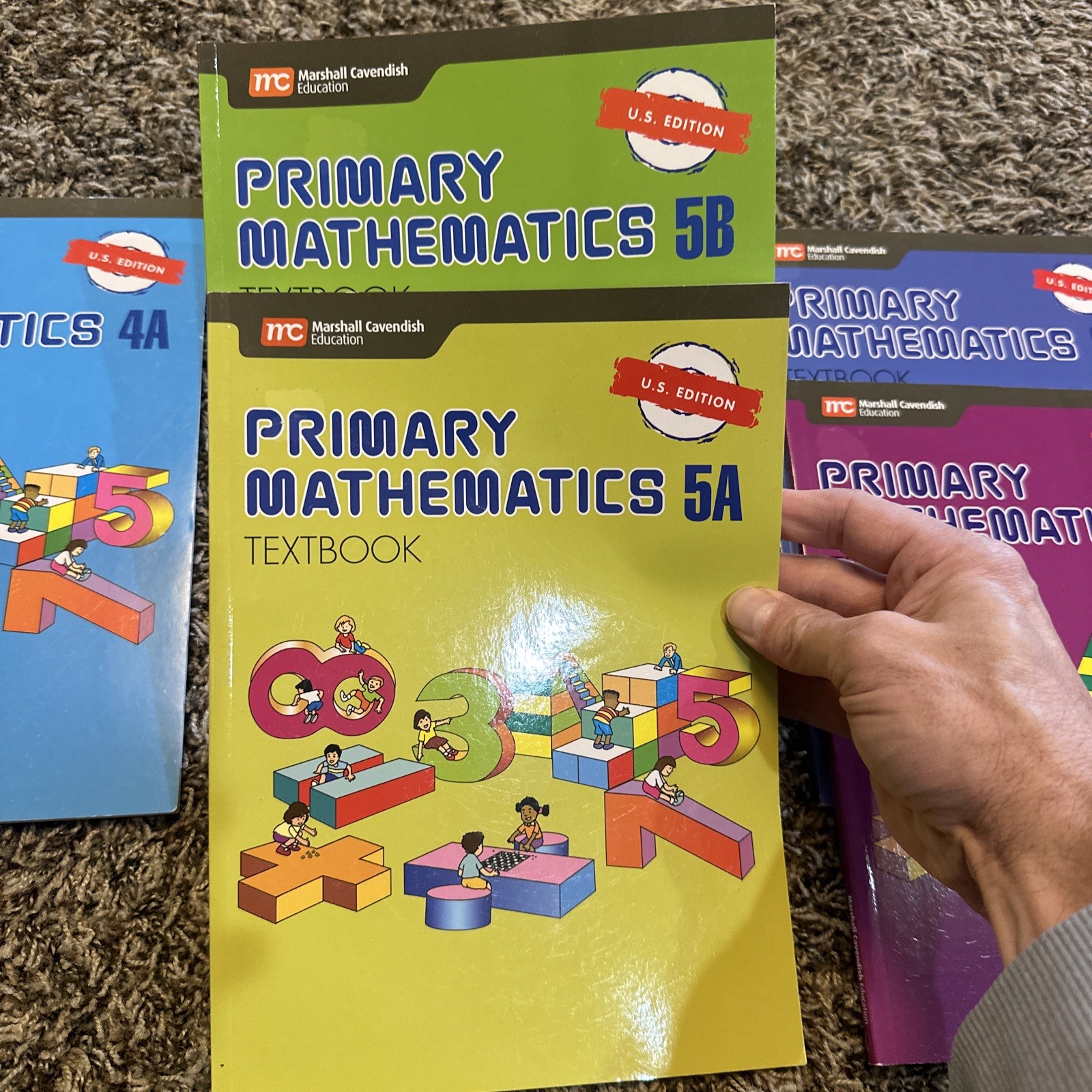 Primary Mathematics 3a 3b 4a 5a 5b 6a 6b Textbooks by Singapore