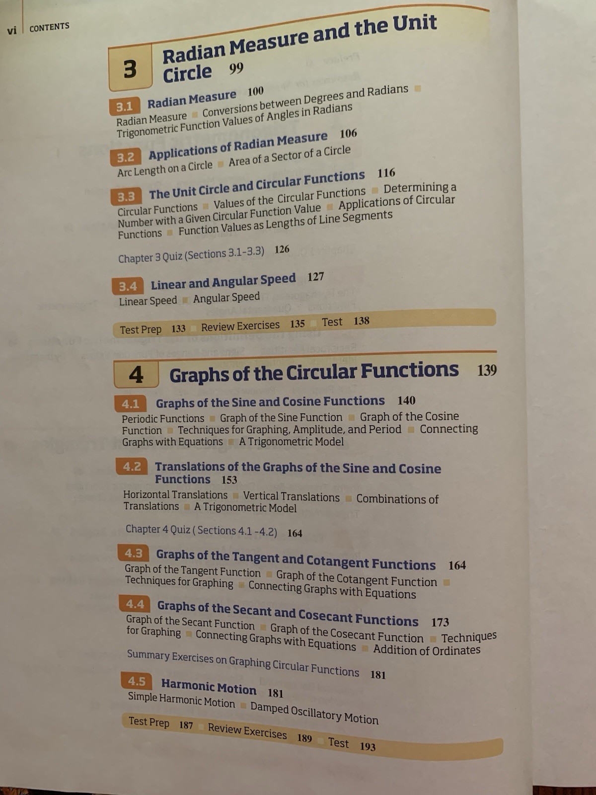Trigonometry Book 11th Edition Lial 2017 Pearson Education 449 Pages Textbook