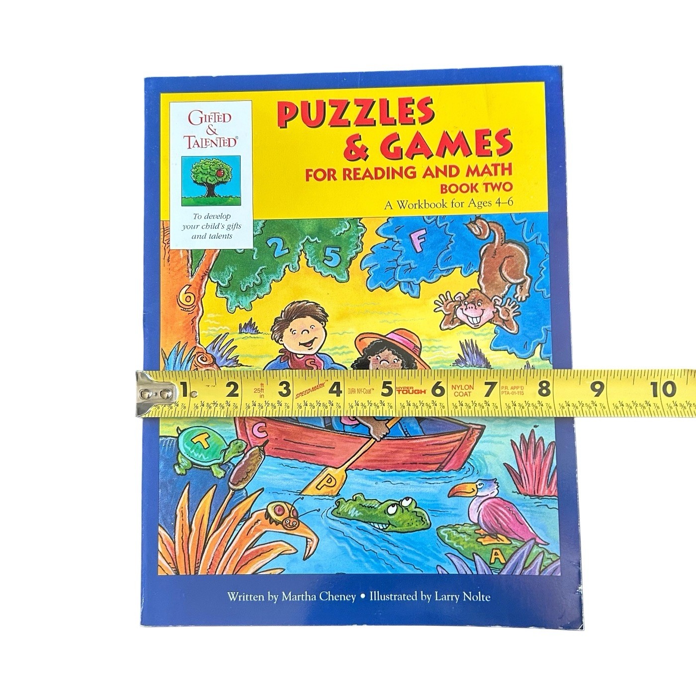 Puzzles & Games Teach Reading Math Ages 4-6 Teacher Workbook Resource Talented