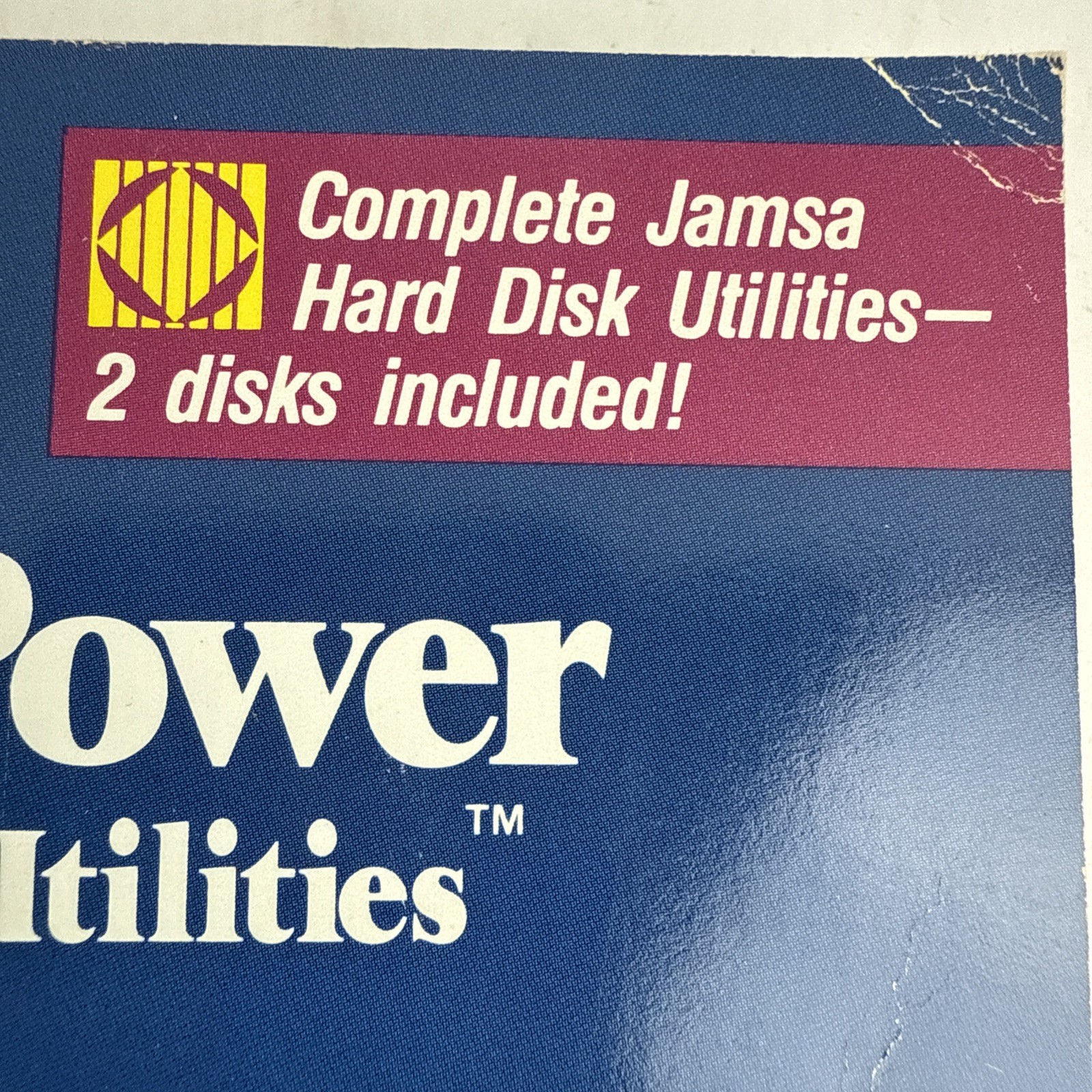 Sams Hard Disk Power Kris Jamsa Book 2 Floppy Disks Vintage 1990 MS DOS