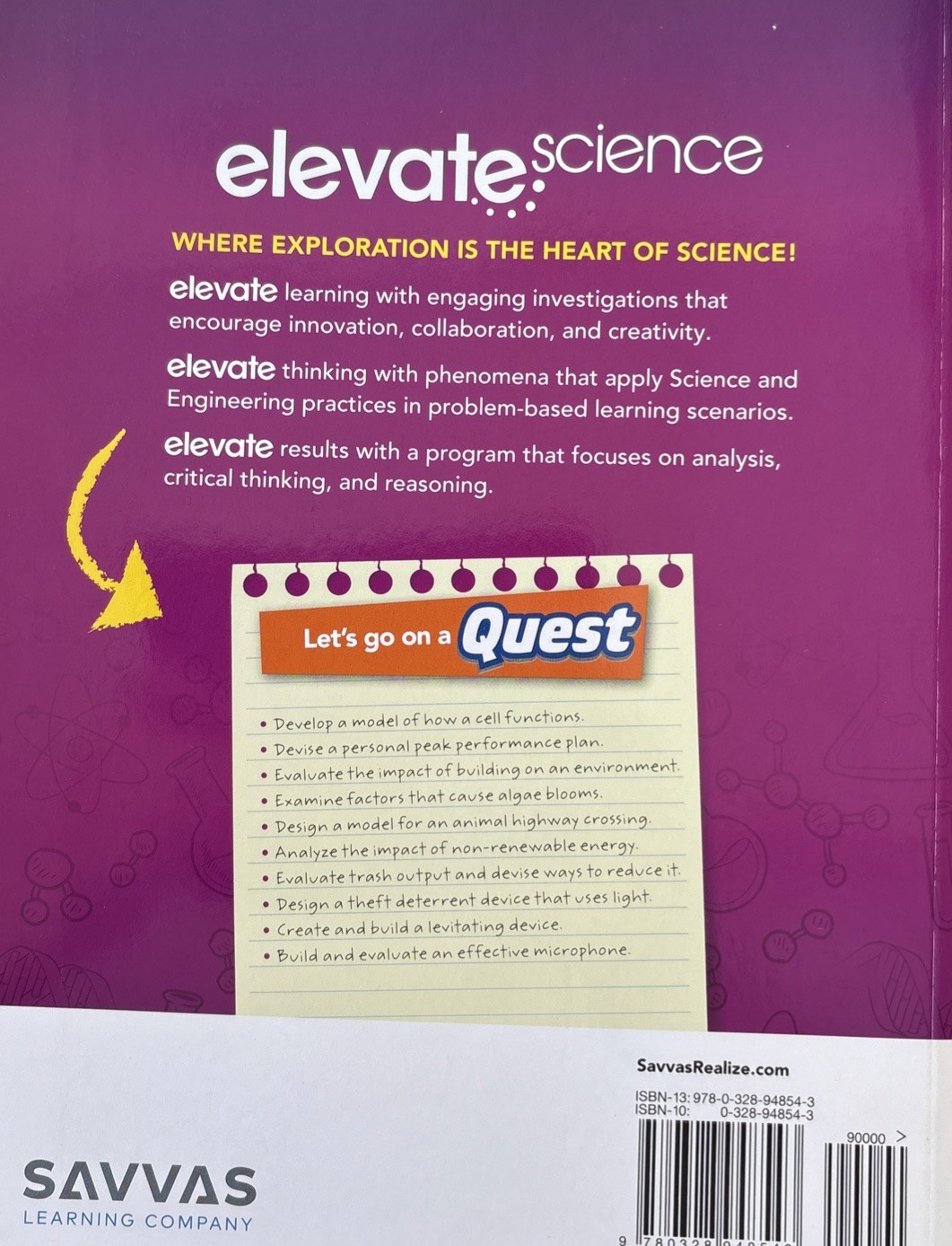 Savvas Learning Company, Elevate Science Course 2 Student Workbook Unused ￼