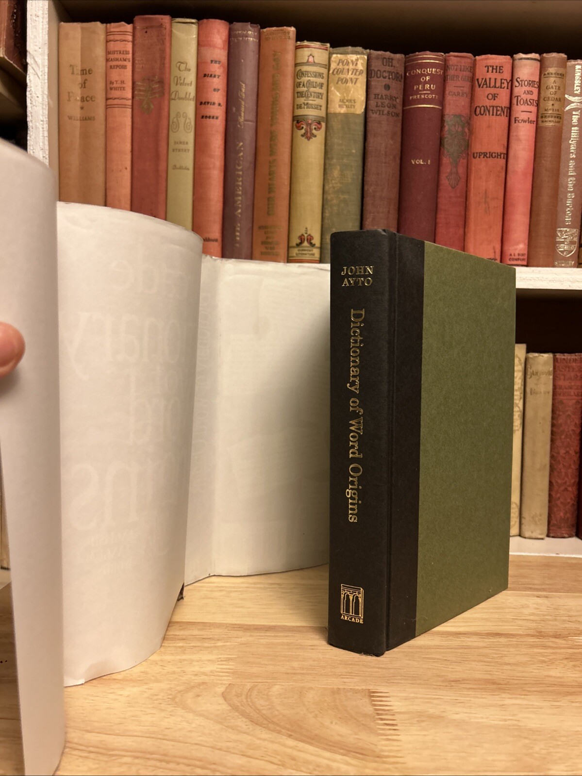 Arcade Dictionary of Word Origins by John Ayto. Arcade Publishing 1990 HCDJ