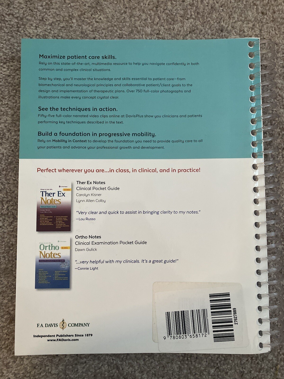 Mobility in Context : Principles of Patient Care Skills by Susan Chinworth…