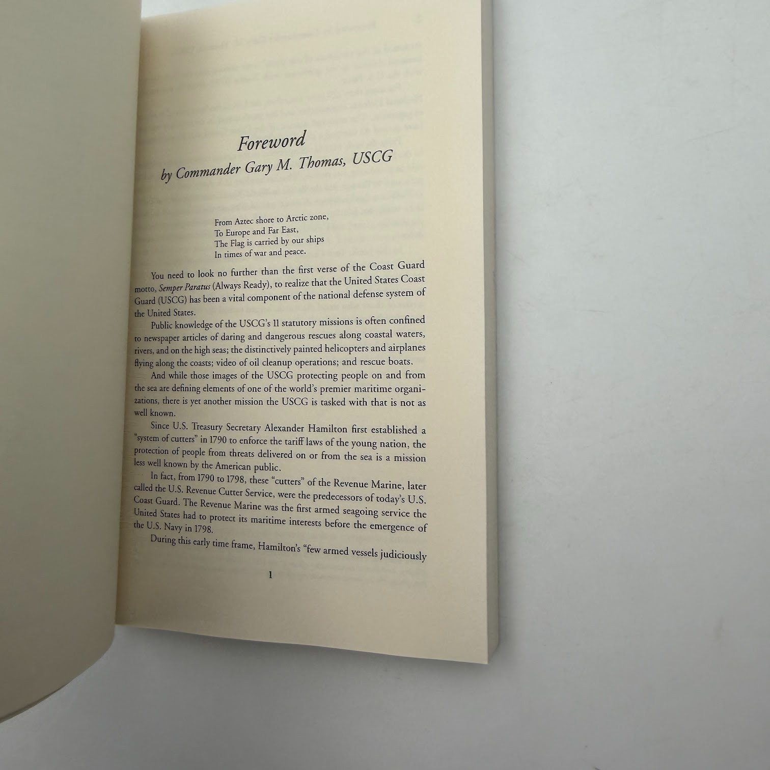 United States Coast Guard and National Defense : A History from World War I