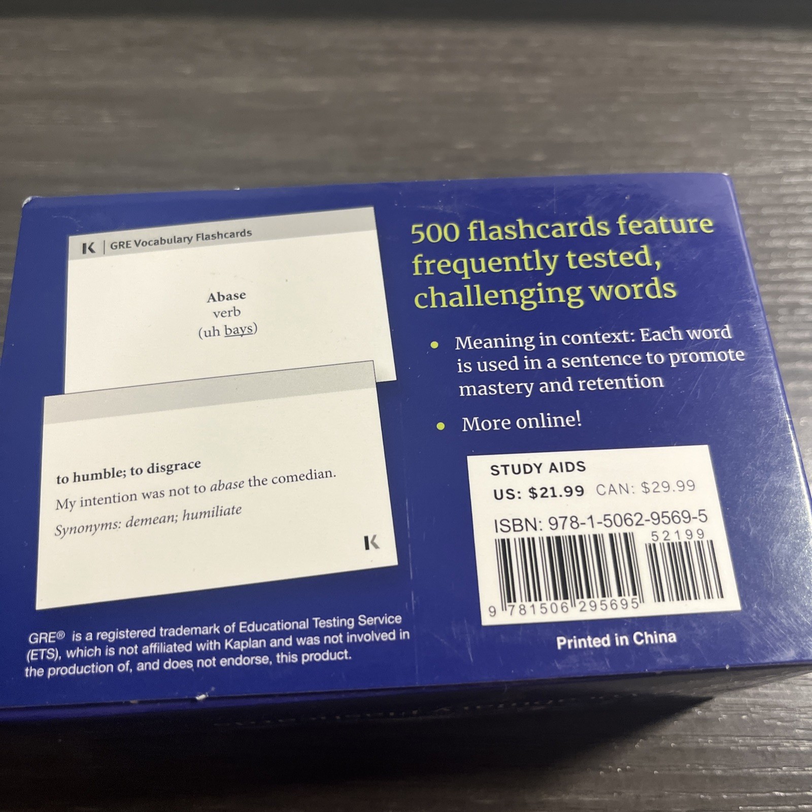 Kaplan Test Prep Ser.: GRE Vocabulary Flashcards, Sixth Edition + Online Mint
