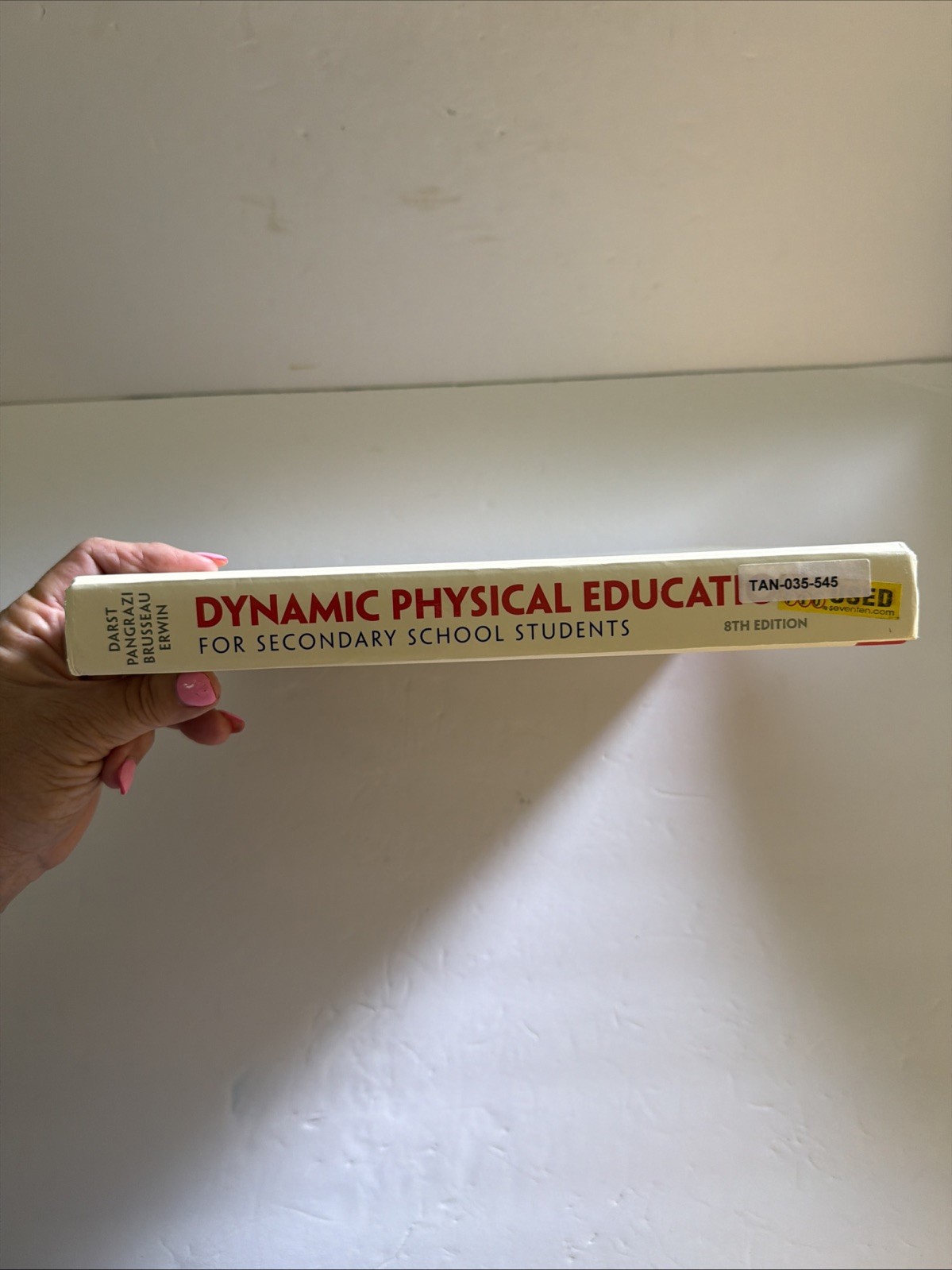 Dynamic Physical Education for Secondary School Students Hardcove Book
