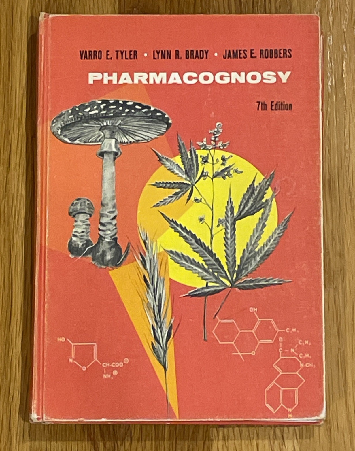 PHARMACOGNOSY Vintage Textbook by Varro Tyler, Lynn Brady & James Robbers 1976