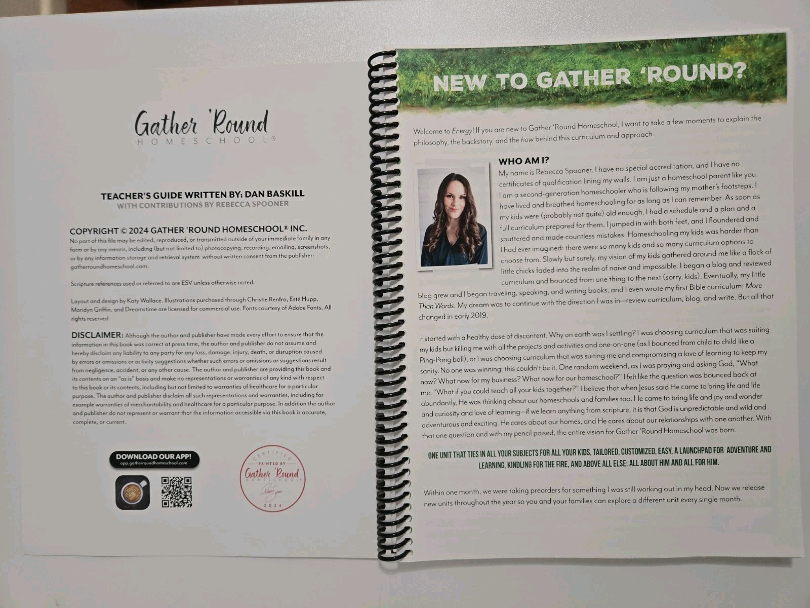 Gather Round Homeschool – Energy- Science – Teacher’s Guide GENTLY USED