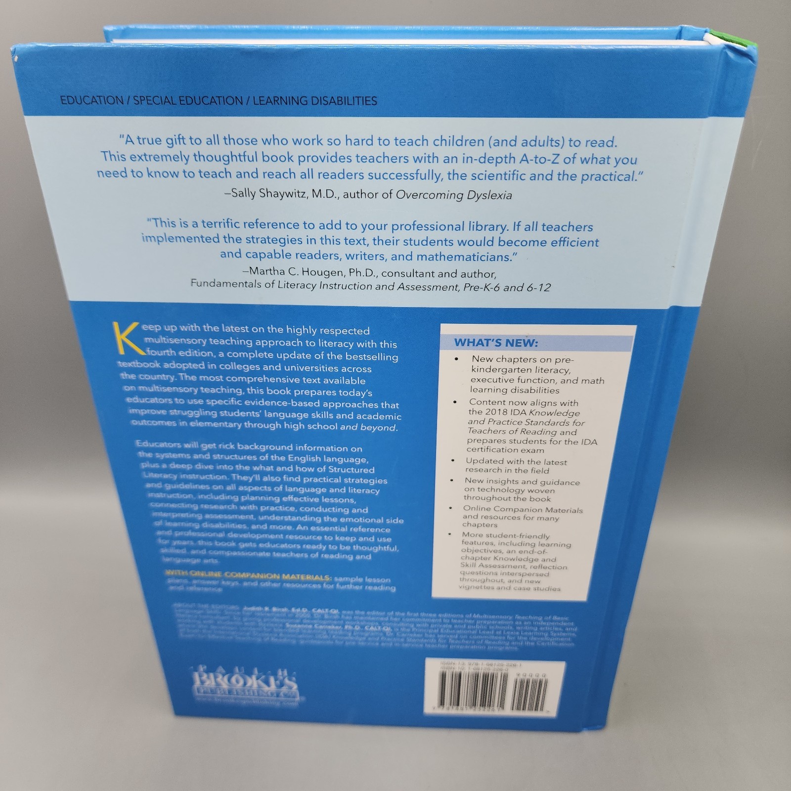 Multisensory Teaching of Basic Language Skills by Suzanne Carreker, Graham…