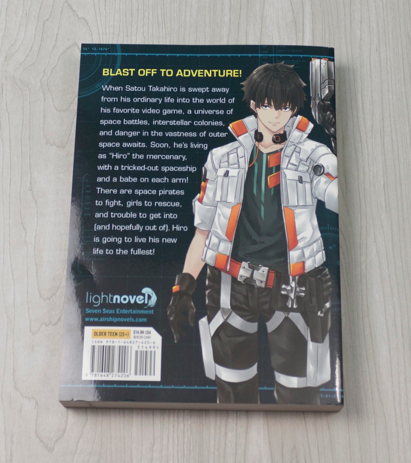 Reborn as a Space Mercenary Vol 1 English Light Novel Volume Ryuto / Seven Seas