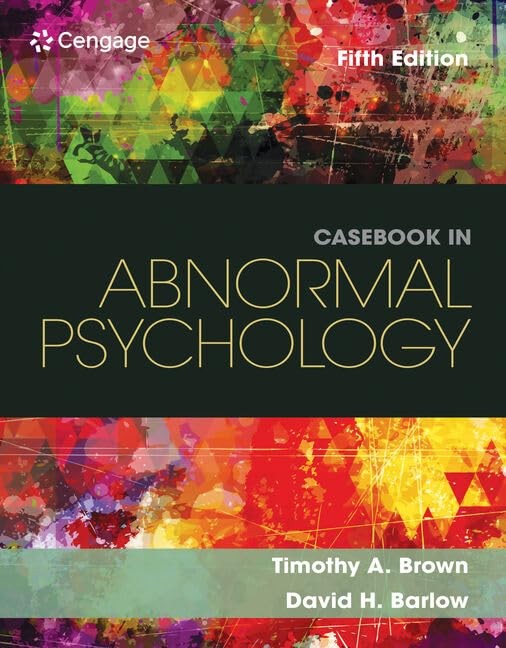 Casebook in Abnormal Psychology, Brown, Timothy A.