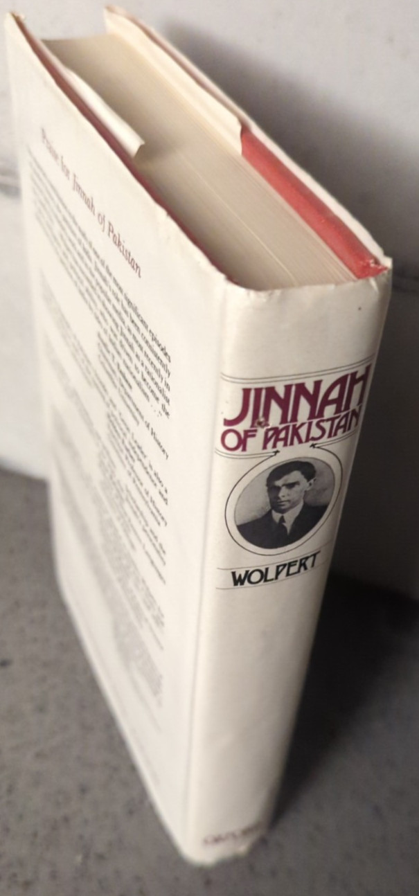 Jinnah of Pakistan by Stanley Wolpert (1989, Hardcover)SIGNED by Umar Burki