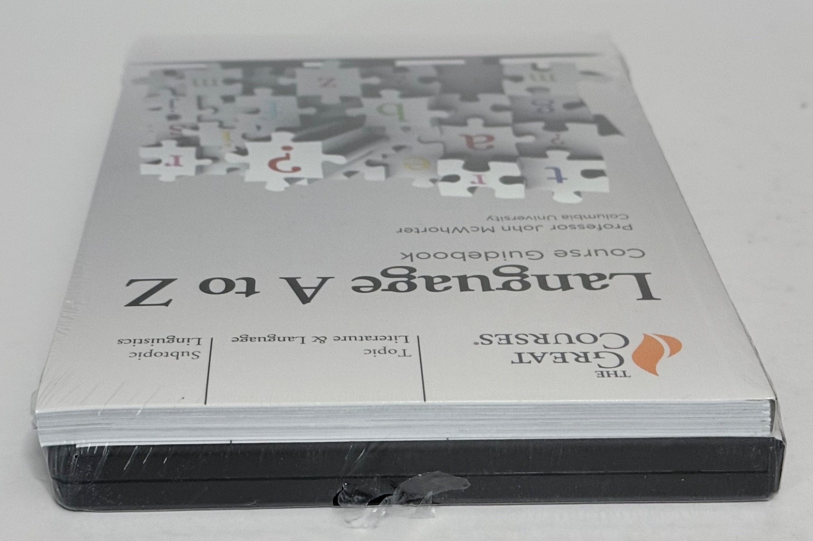 Great Courses : Language A to Z by John McWhorter Guidebook & 2 DVDs 2020 NEW