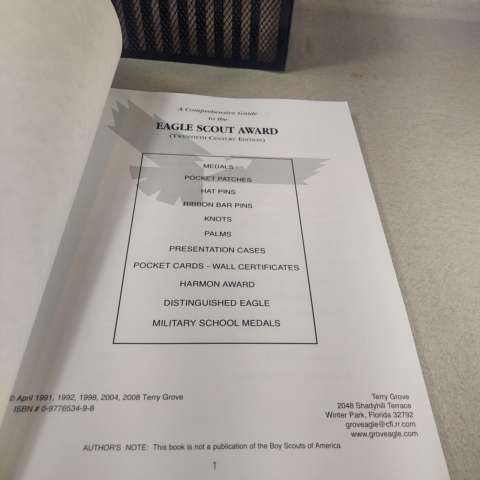 A Comprehensive Guide to the Eagle Scout Award Twentieth Century Edition Signed