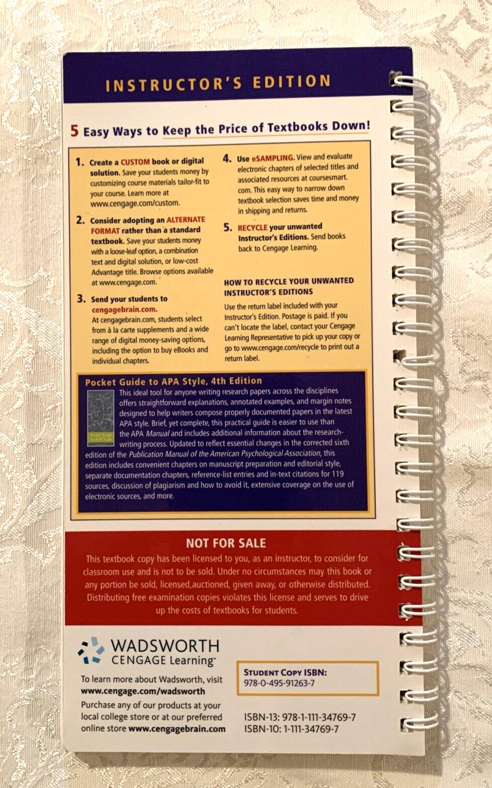Pocket Guide to APA Style by Perrin, Robert
