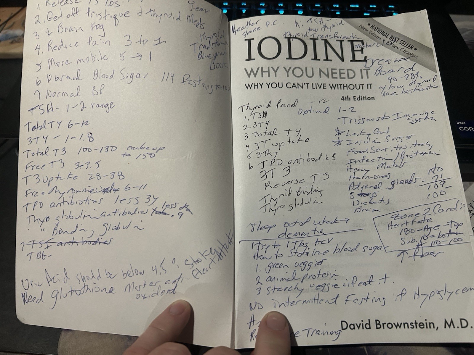 Iodine : Why You Need It, Why You Can’t Live Without It David Brownstein, MD