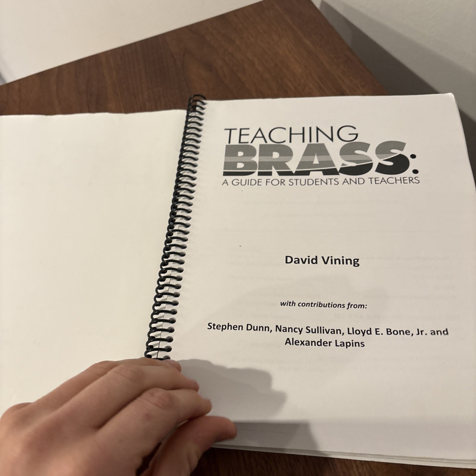 Teaching Brass: A Guide for Students a…, David Vining Read Desc