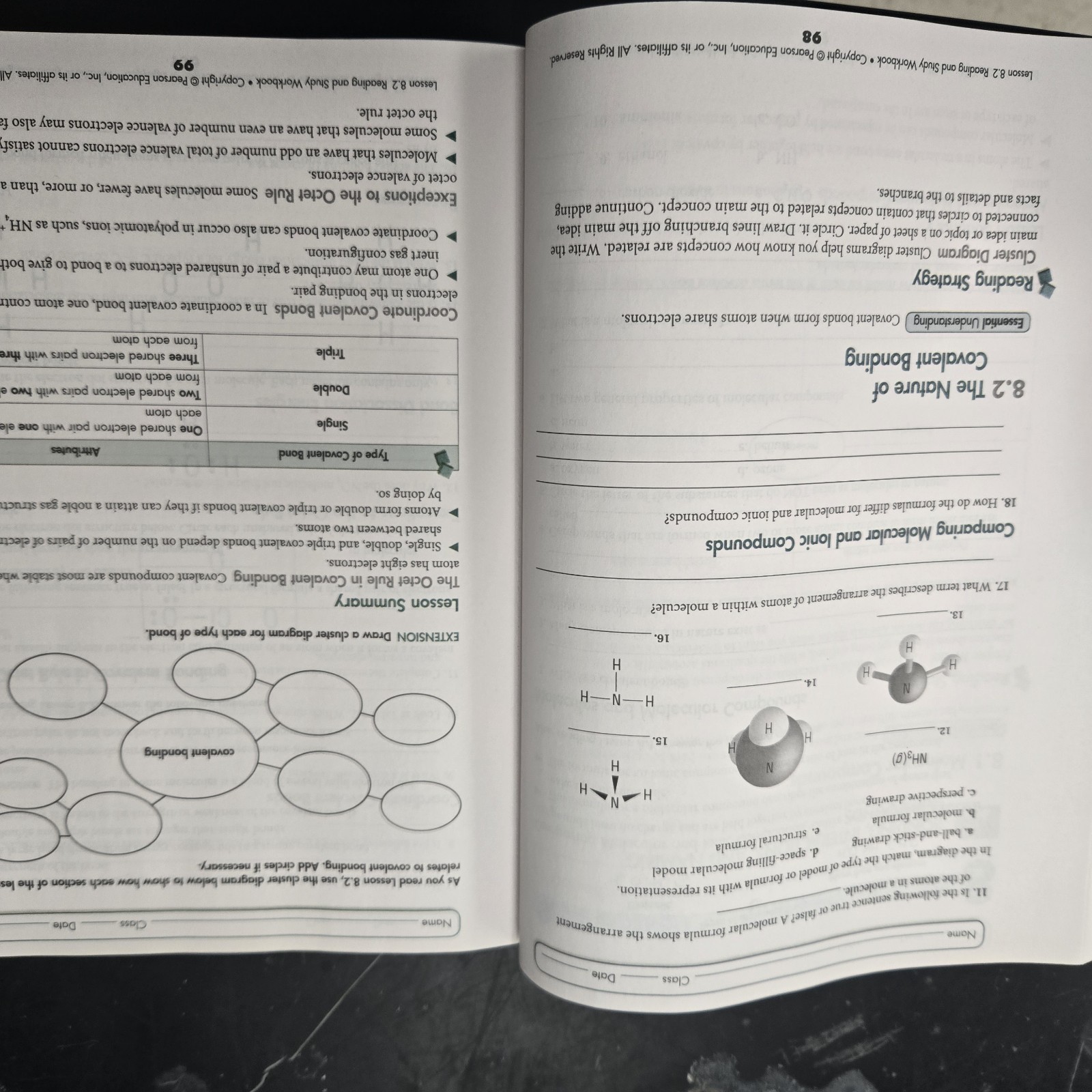 Chemistry 2012 Guided Reading and Study Workbook by Prentice-Hall Staff New
