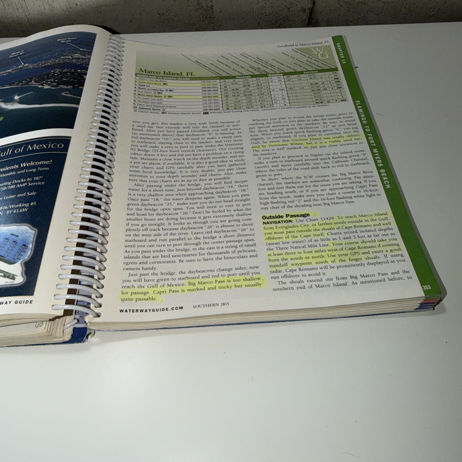 Waterway Guide Southern 2015 by Waterway Guide Media LLC Staff (2014, Spiral)