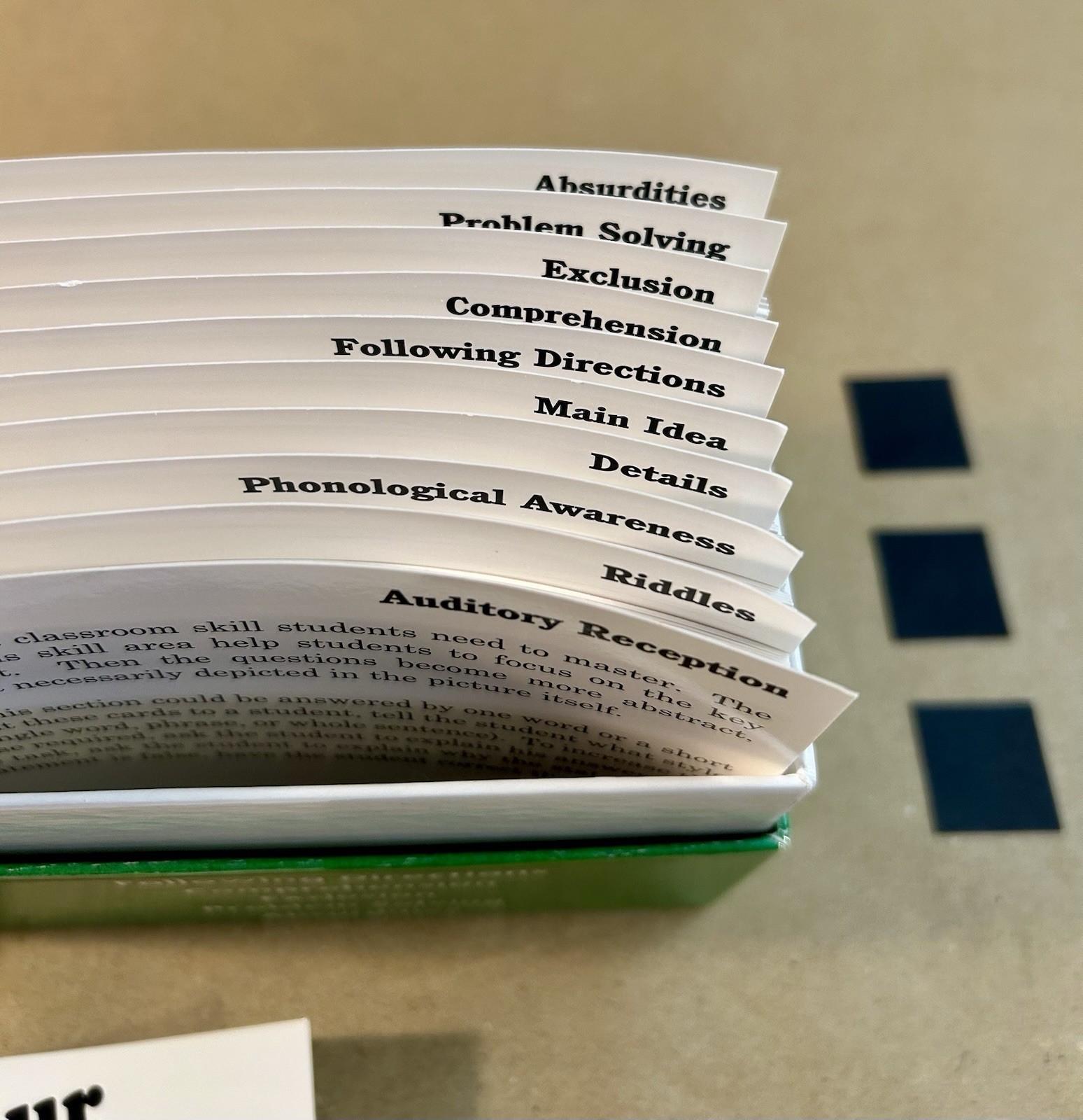 LinguiSystems- No-Glamour Auditory Processing Cards- Carolyn LoGiudice