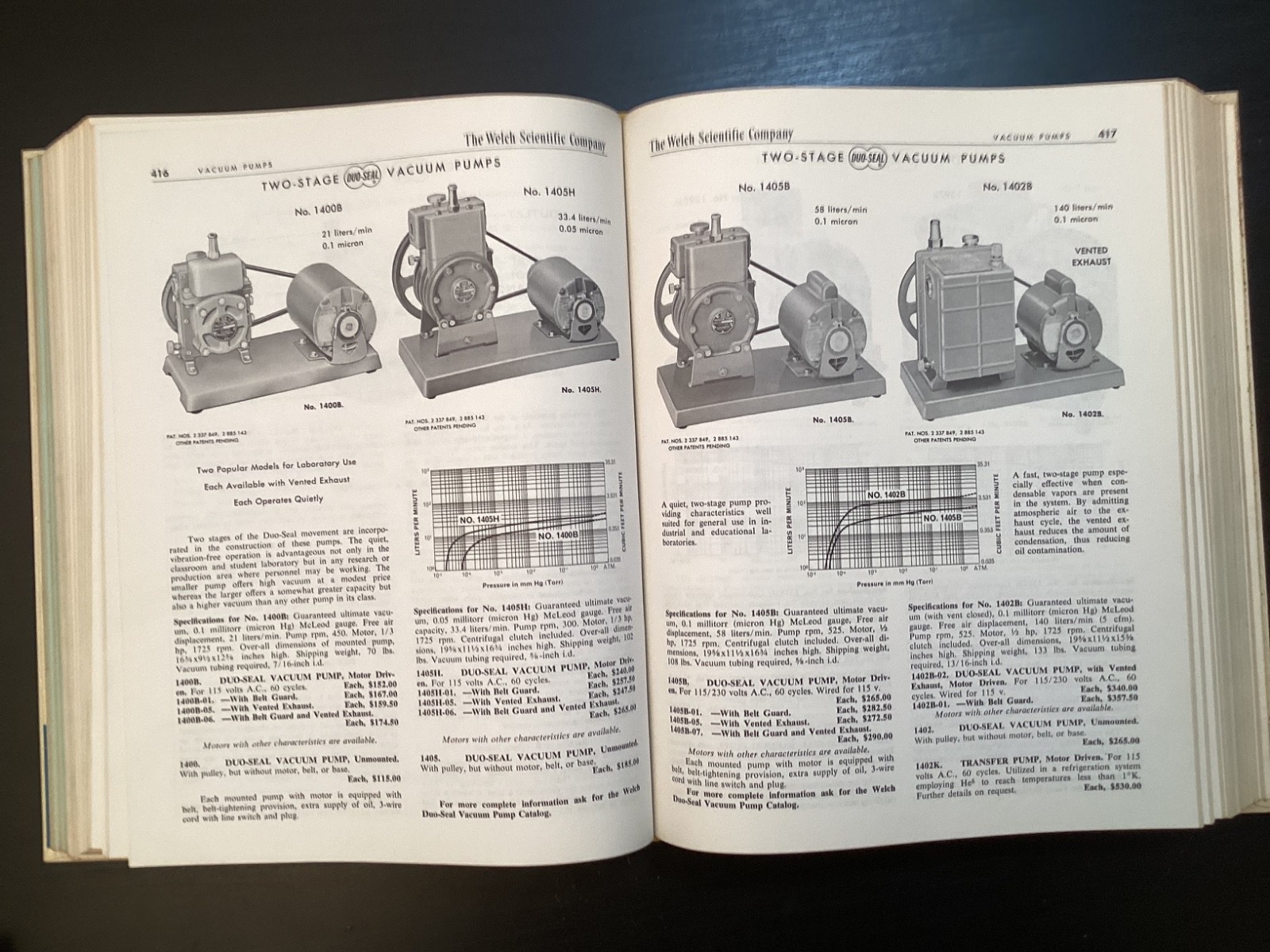 1968 Welch Laboratory Apparatus Hardcover Scientific Catalog