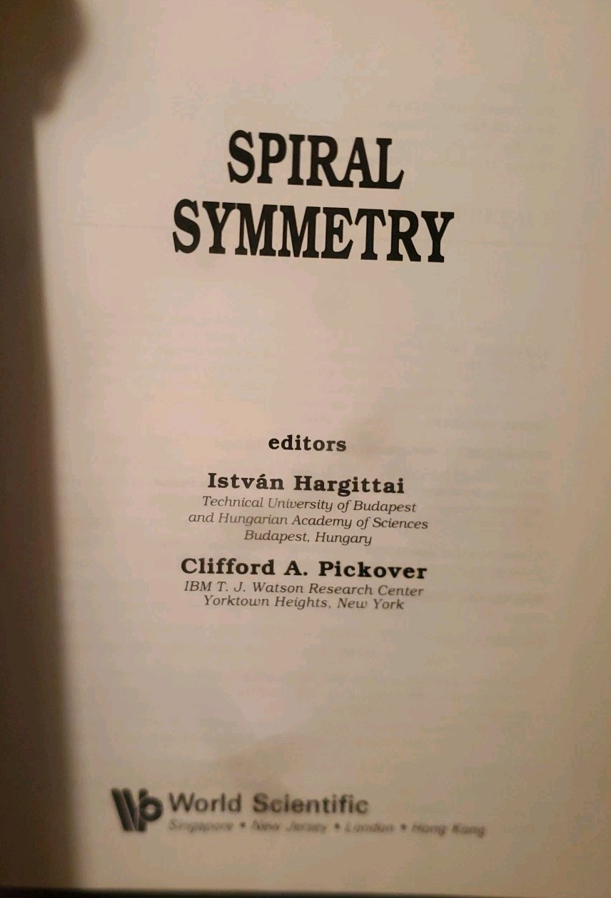 Spiral Symmetry, Hargittai, Professor and Head of the Structural Chemistry Resea