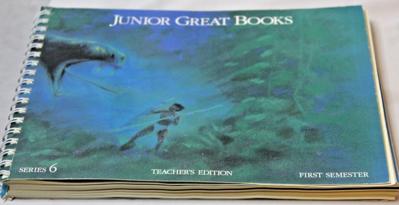 Junior Great Books Series 6 Teacher and Student Edition Books Semester 1 & 2 Set