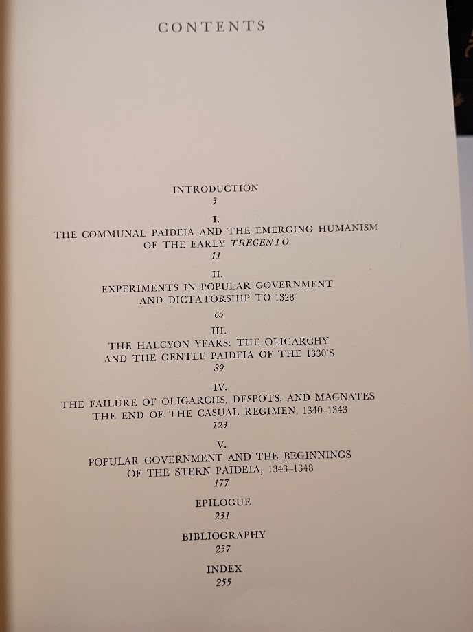 Florence in Transition: The Decline of the Commune Medieval Italy History VG+