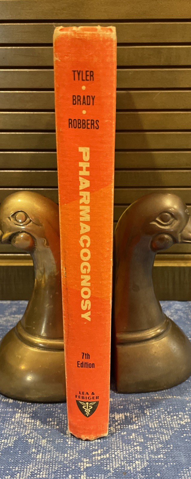 PHARMACOGNOSY Vintage Textbook by Varro Tyler, Lynn Brady & James Robbers 1976