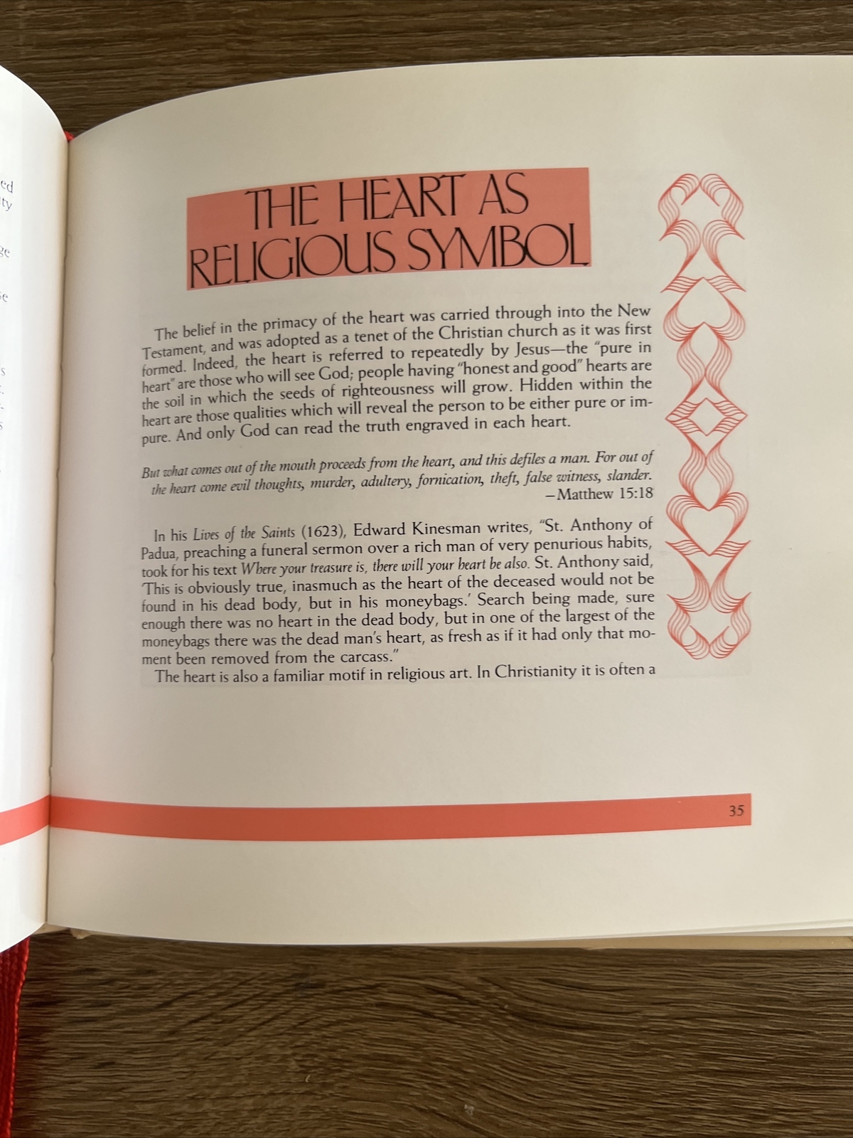 Book of Hearts by Running Press Hardback Book 1978 3rd Print