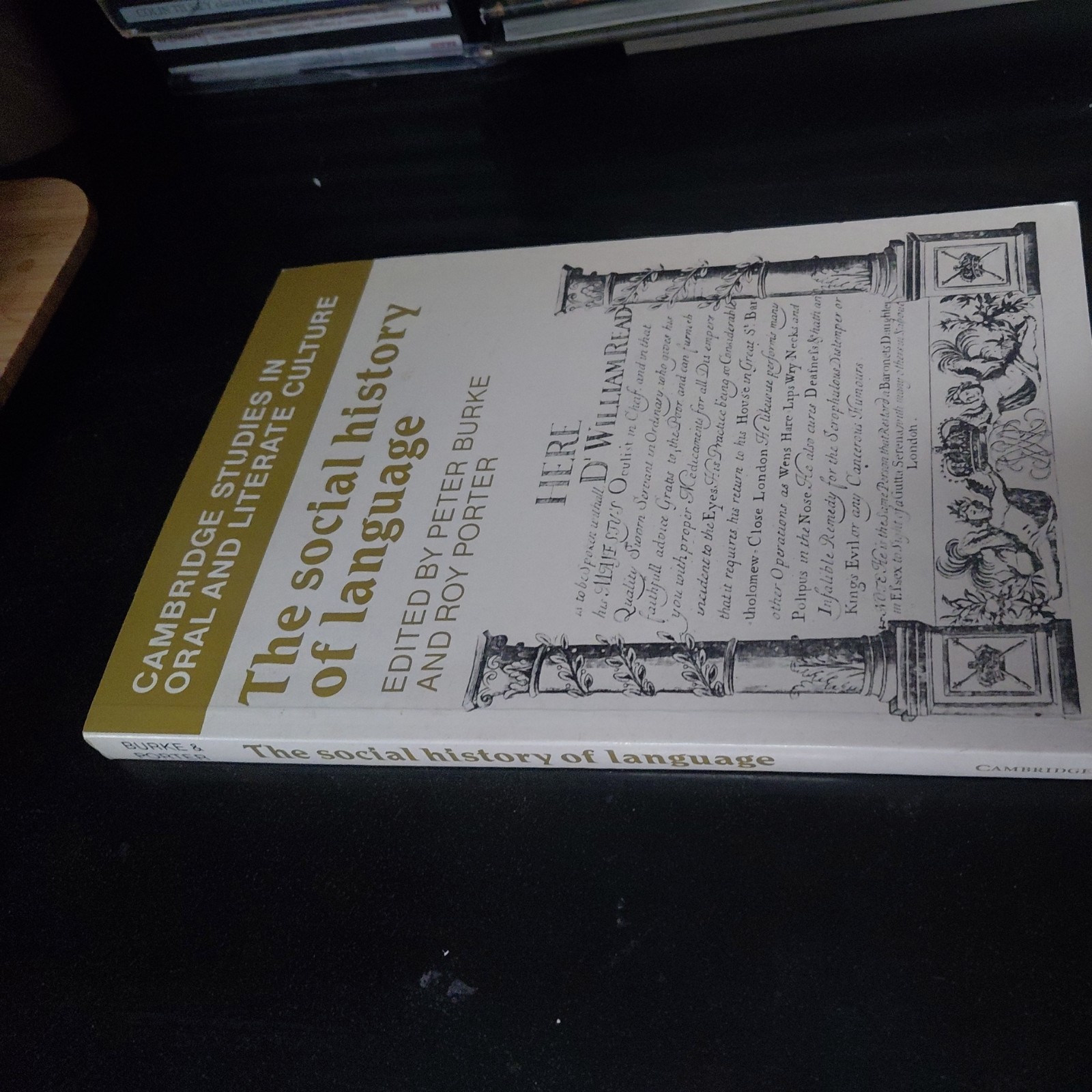 Cambridge Studies in Oral and Literate Culture Ser.: Social History of Language