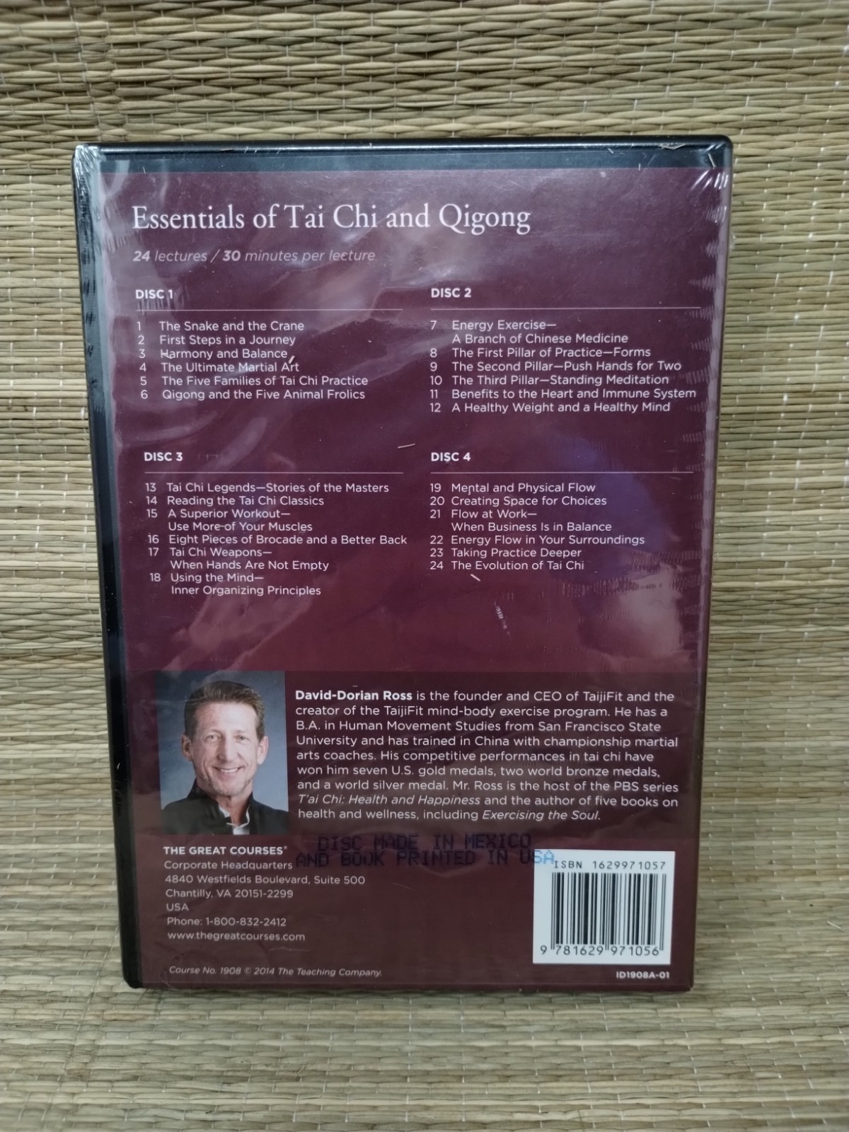 Essentials of Tai Chi and Qigong David-Dorian Ross Great Courses DVD & Book New