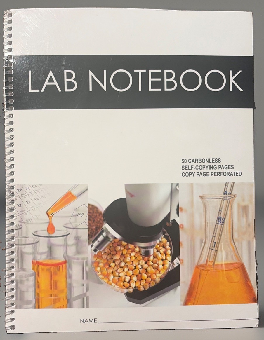 Lab Notebook Spiral Bound 50 Carbonless Pages (Copy Page Perforated) by Barbakam