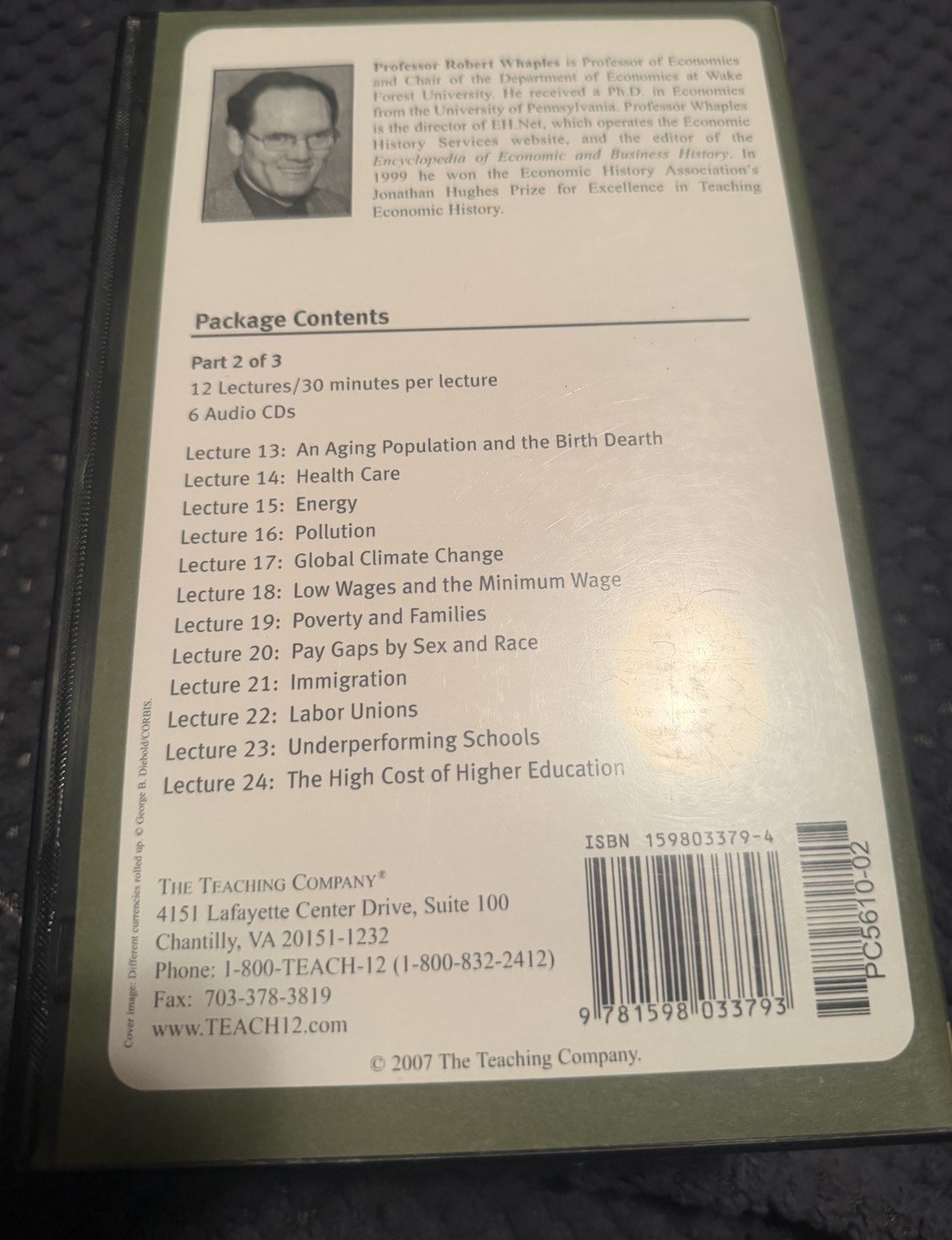 The Great Courses, Modern Economic Issues – Audio CD Set + Course Guidebooks