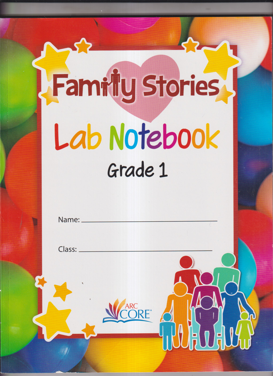 FAMILY STORIES – STORYTELLERS NOTEBOOK/LAB NOTEBOOK GR 1 – NEW