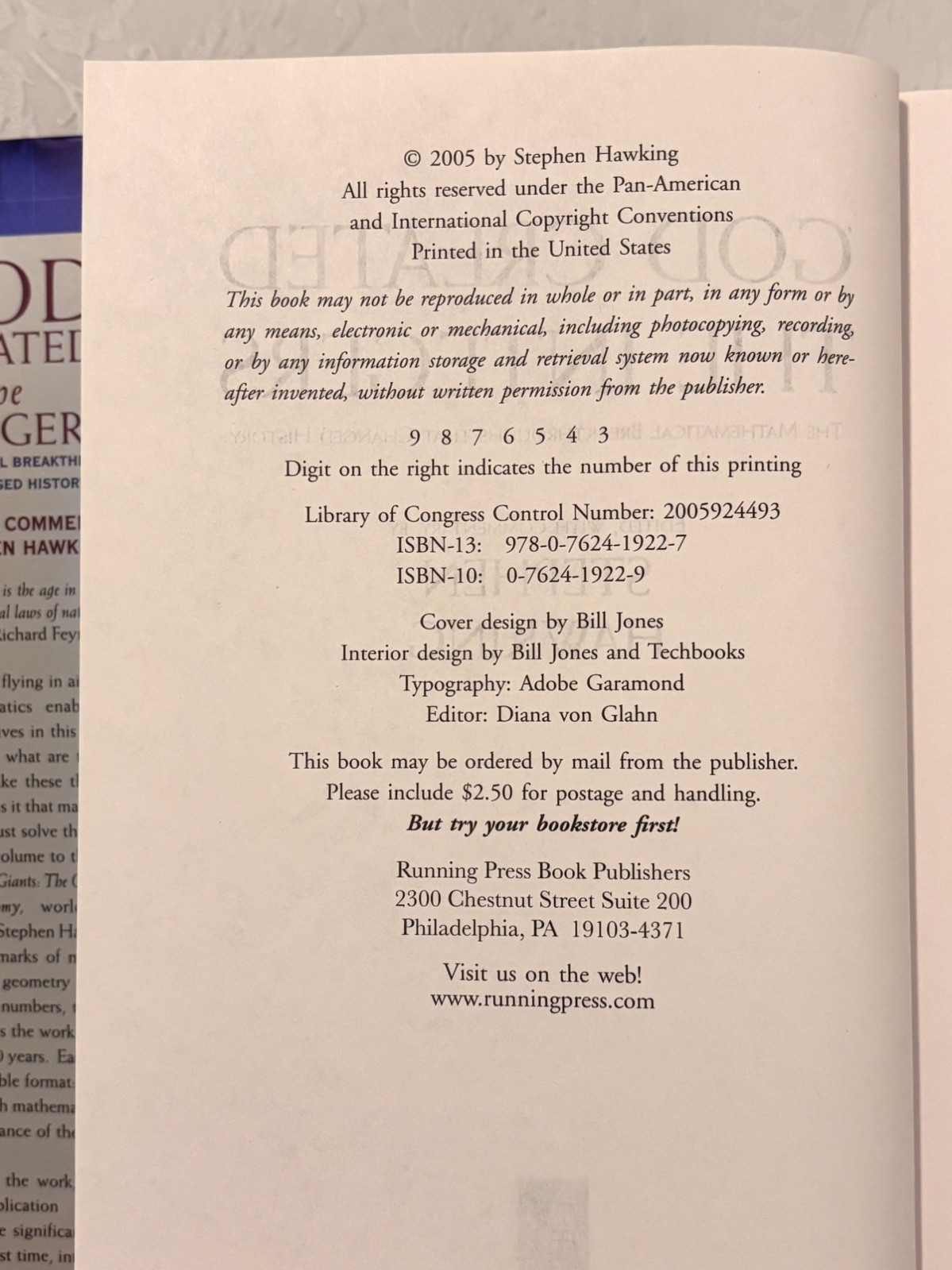 God Created the Integers: Mathematical Breakthroughs… Stephen Hawking -Hardcover