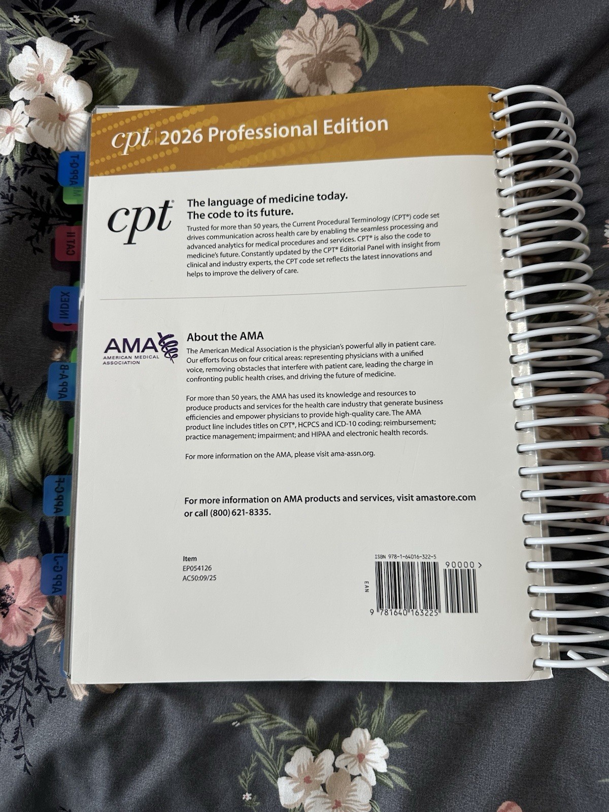 CPT 2026 Professional Edition Spiral Bound by AMA