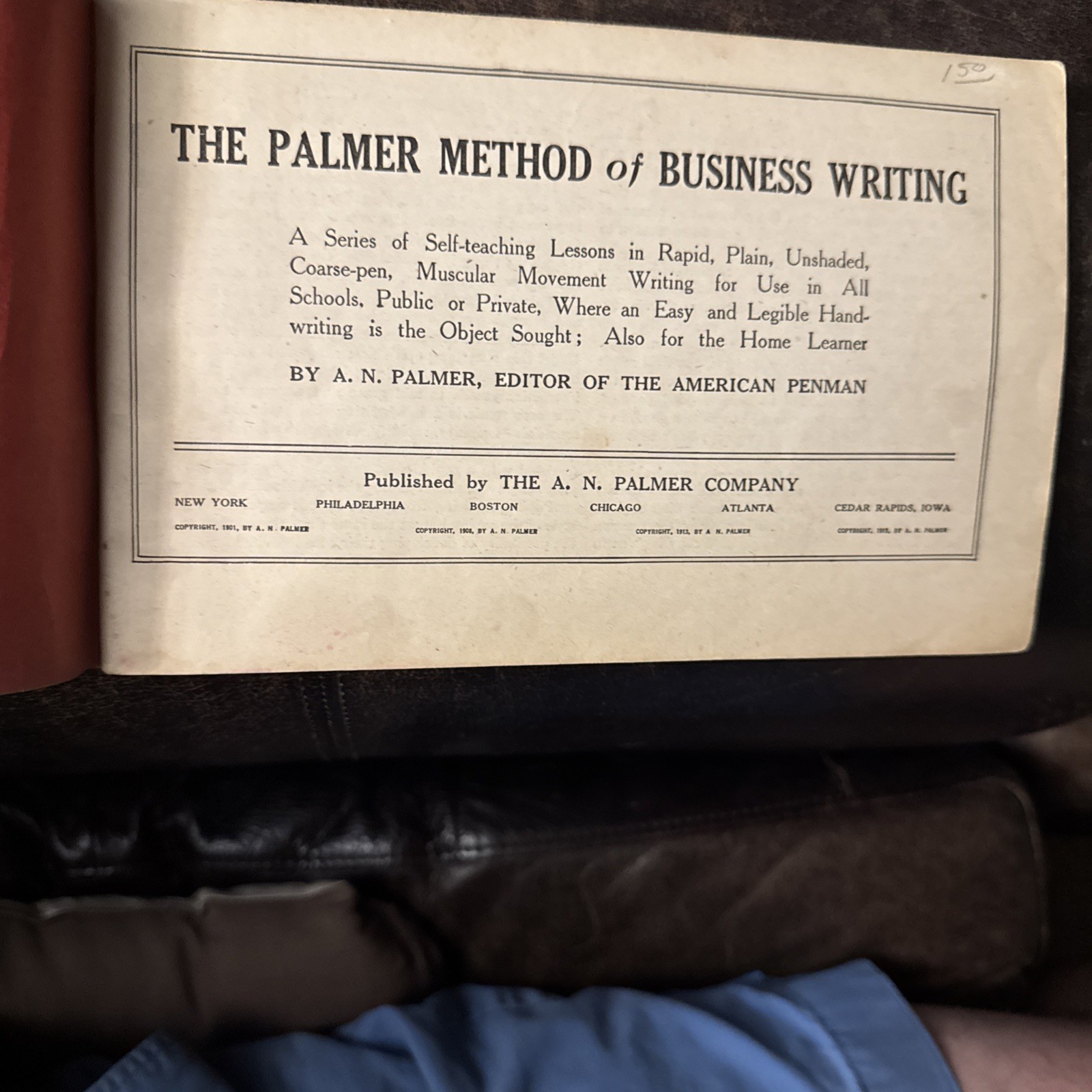 NEW Applewood Books The Palmer Method of Business Writing, 1920