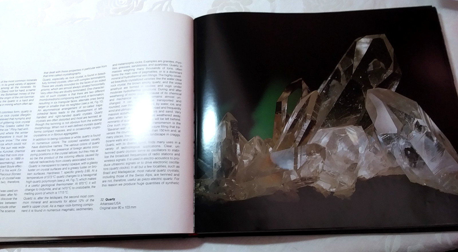 Rock identification book The Magic of Minerals 110 photos color large 196 pgs hb