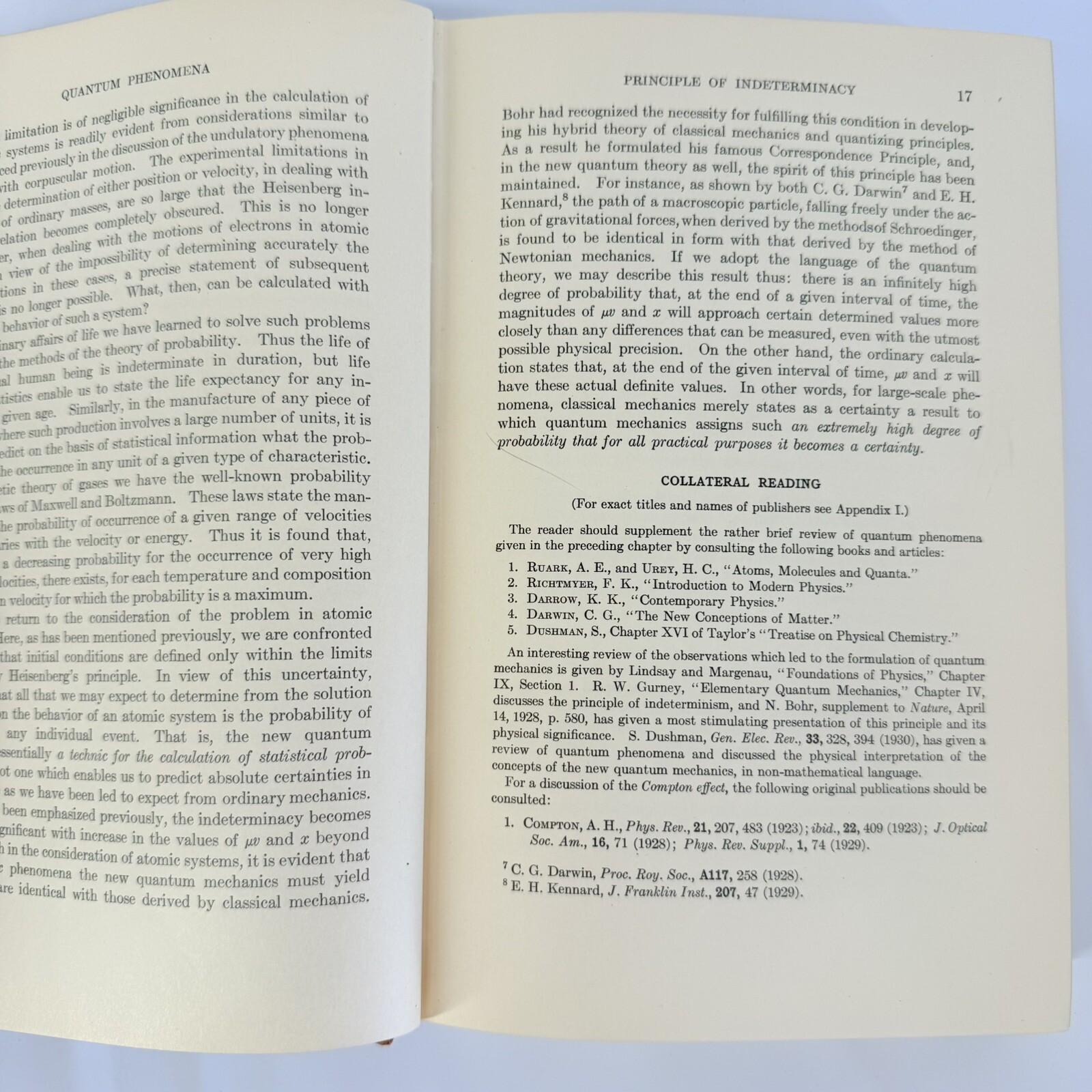 The Elements of Quantum Mechanics by Saul Dushman, John Wiley HC 1938