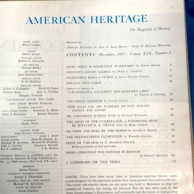American Heritage, Hardcover Books, Apprx 100 pages each, 1962 & 67’s “YOU PICK”