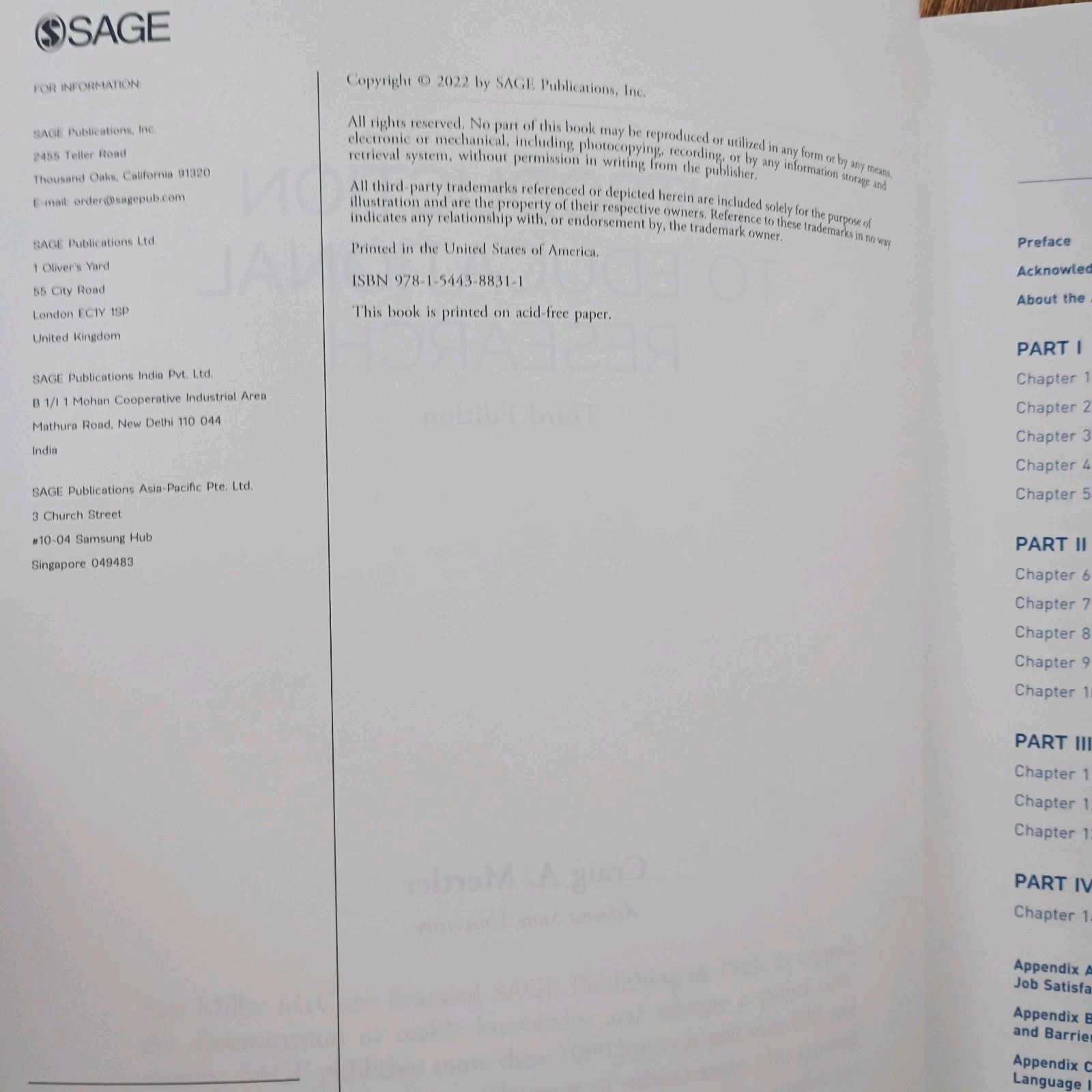 Introduction to Educational Research Third Edition