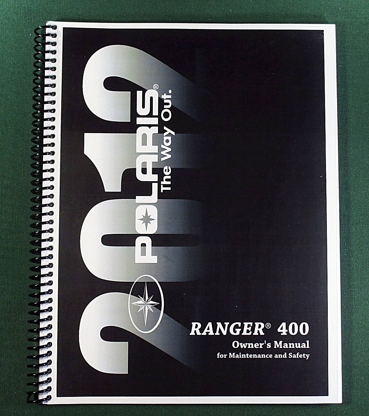 2012 Polaris Ranger 400 Owner’s Manual: 91 Pages & Protective Covers!