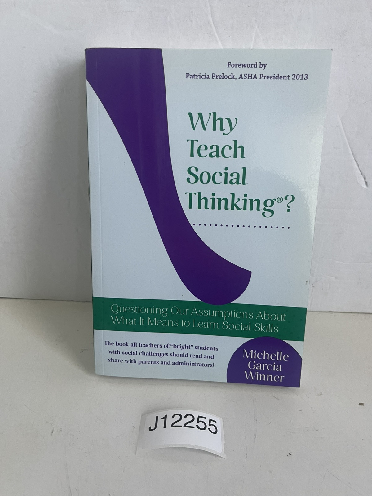 Why Teach Social Thinking? by Michelle Garcia Winner (2013, Trade Paperback)