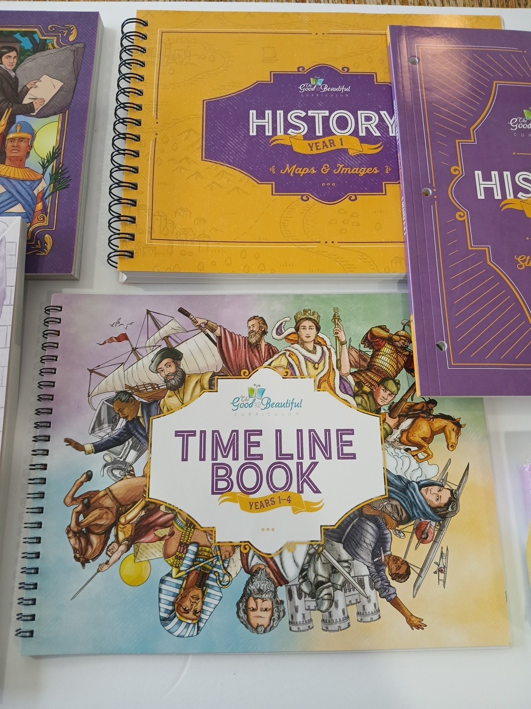 TGTB History Year One Complete Grade 3-6 Set 2025 Cards Book Timeline Student
