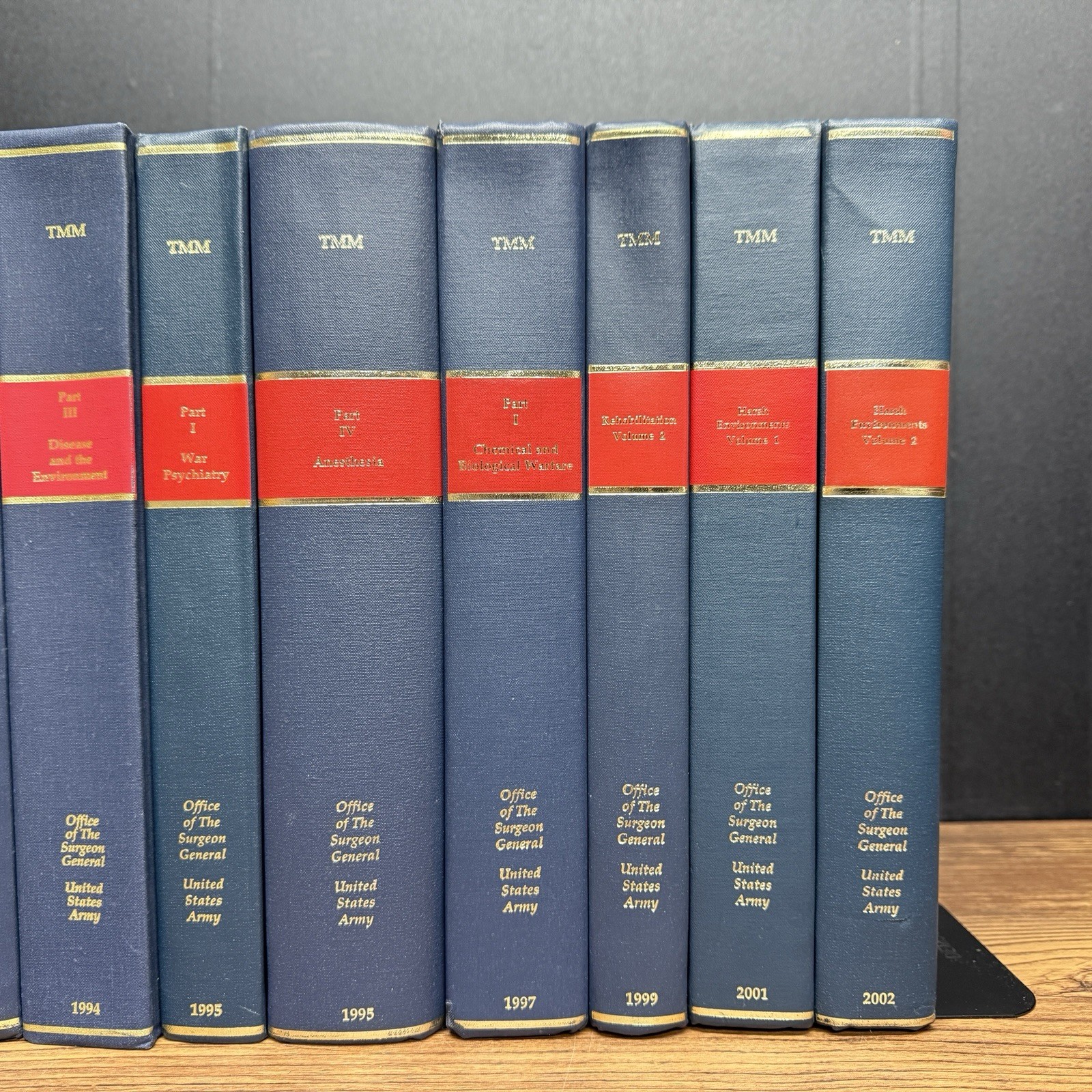 13 Book Set: TMM Textbook of Military Medicine, Surgeon General, US Army