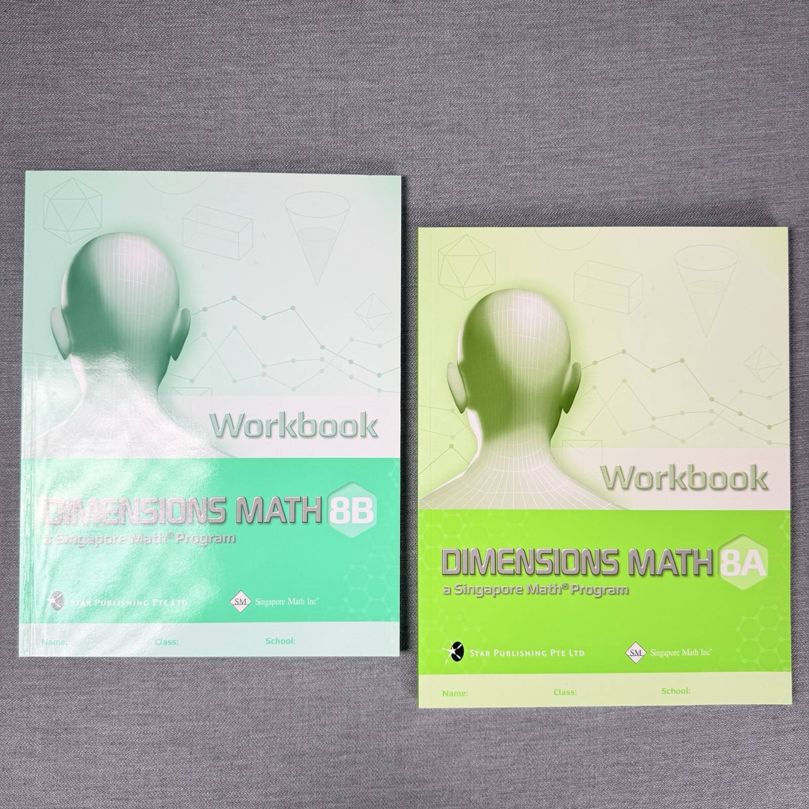 Singapore Math – Dimensions Math 8A & 8B Textbook Supplements Only, Paperback