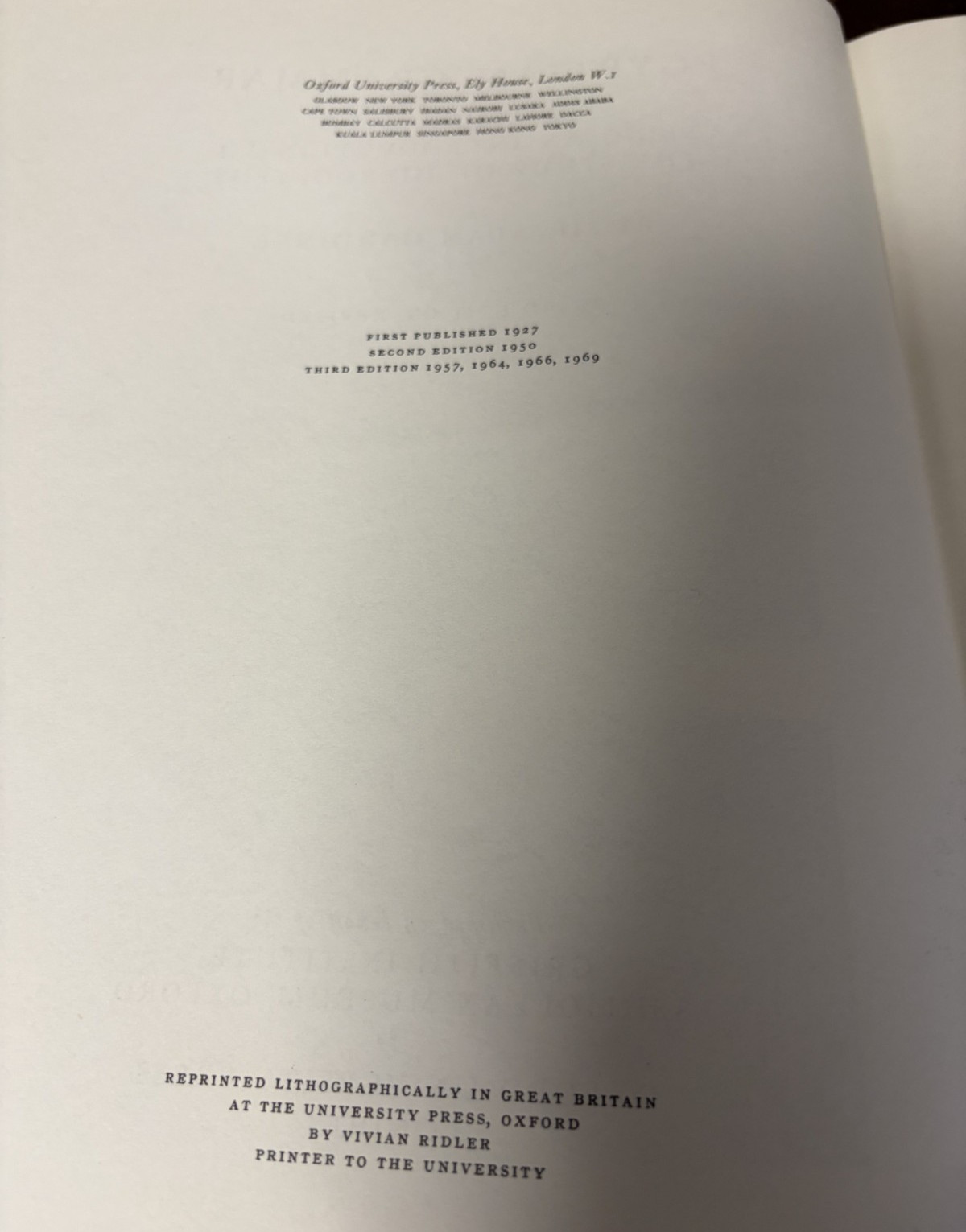 Egyptian Grammar Being an Introduction to the Study of Hieroglyphics HBDJ 1969