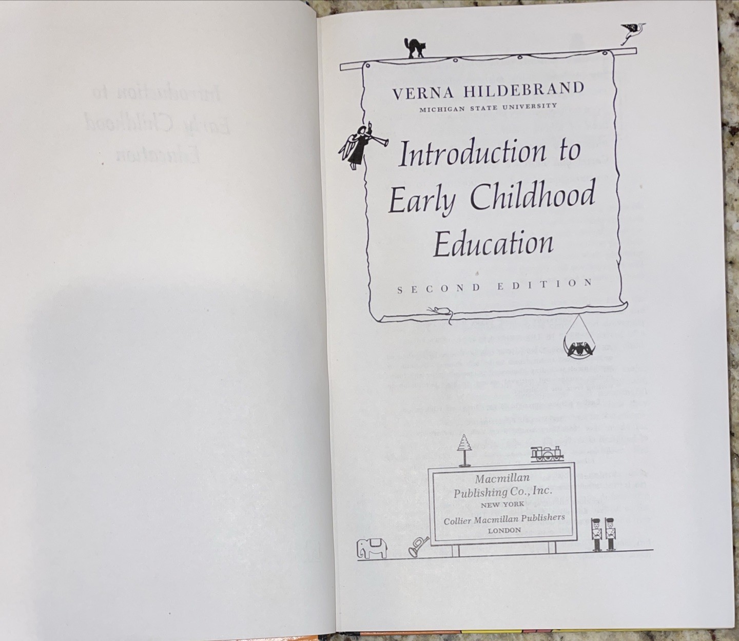 Vntg Introduction to Early Childhood Education 2nd Ed. Hardcover VERY GOOD 1976