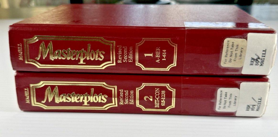 Masterplots Revised 2nd Edition 1996 2 Vol Set Salem Press HC